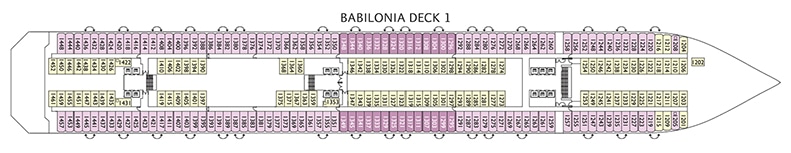 Deckplan Costa Favolosa