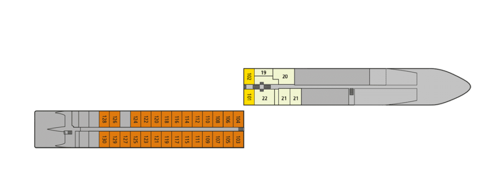 A-Rosa Silva Deckplan