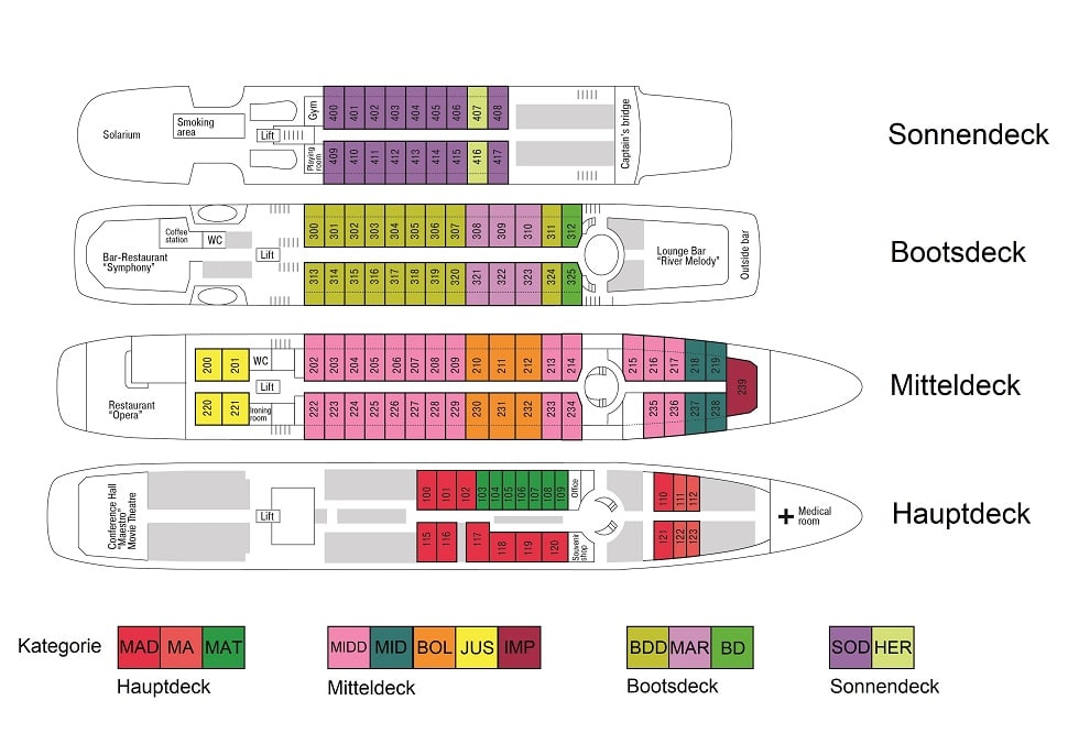 MS Rostropovich Deckplan