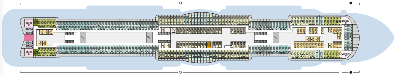 AIDAcosma Deck 14