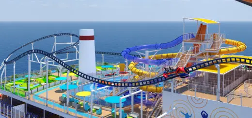 Mardi Gras mit erster Achterbahn auf einem Kreuzfahrtschiff – Made in Germany