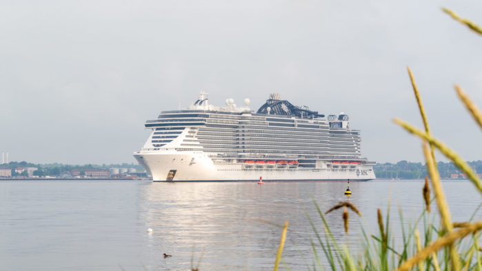 Die MSC Seaview erreicht Kiel und startet am 3. Juli ihre erste Ostsee-Kreuzfahrt