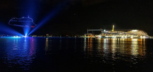 Kieler Woche: Licht- und Feuerwerkshow mit AIDAluna