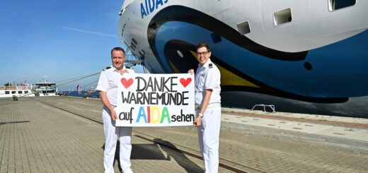 „Danke, Rostock!“ AIDA beendet Kreuzfahrtsaison in der Hansestadt