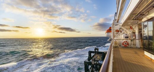 Abwässer auf einem Kreuzfahrtschiff