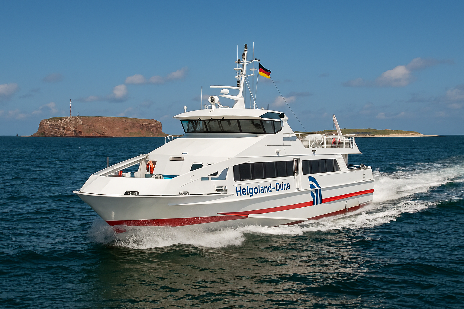 Dünenfähre Helgoland – Düne
